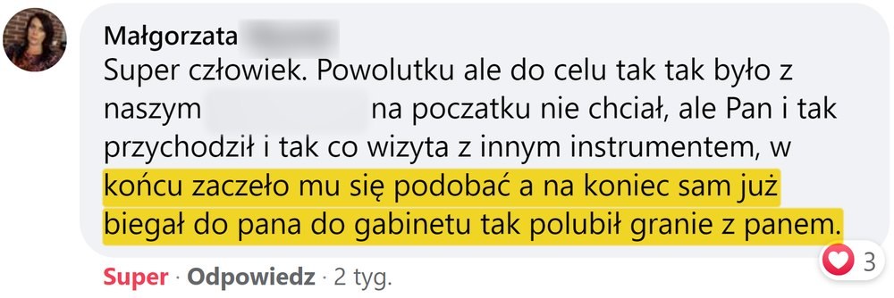 Opinia: Małgorzata
