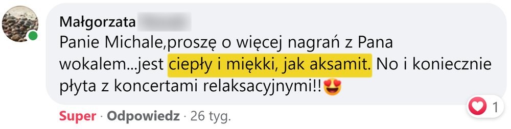 Opinia: Małgorzata