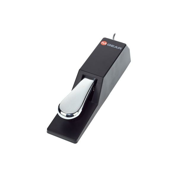 Pedał sustain M-Audio SP-2 w stylu pianinowym, widok z ukosa
